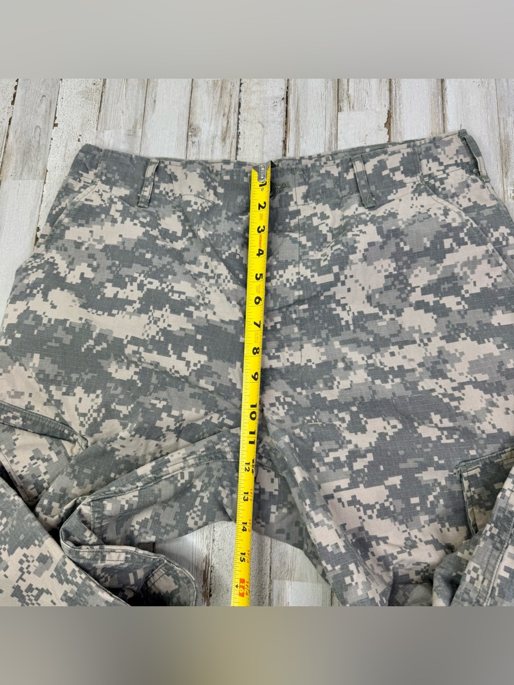 US Army Pant Mens M-L 34x34 Camo Cargo Tapered Military Uniform Combat Workwear - Picture 8 of 13
